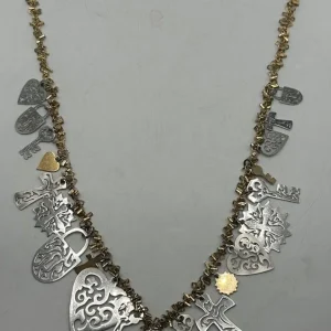 Collana "Rebecca" con pendenti chams