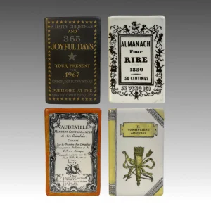 Fermacarte a libro, ceramica decorata - Piero Fornasetti