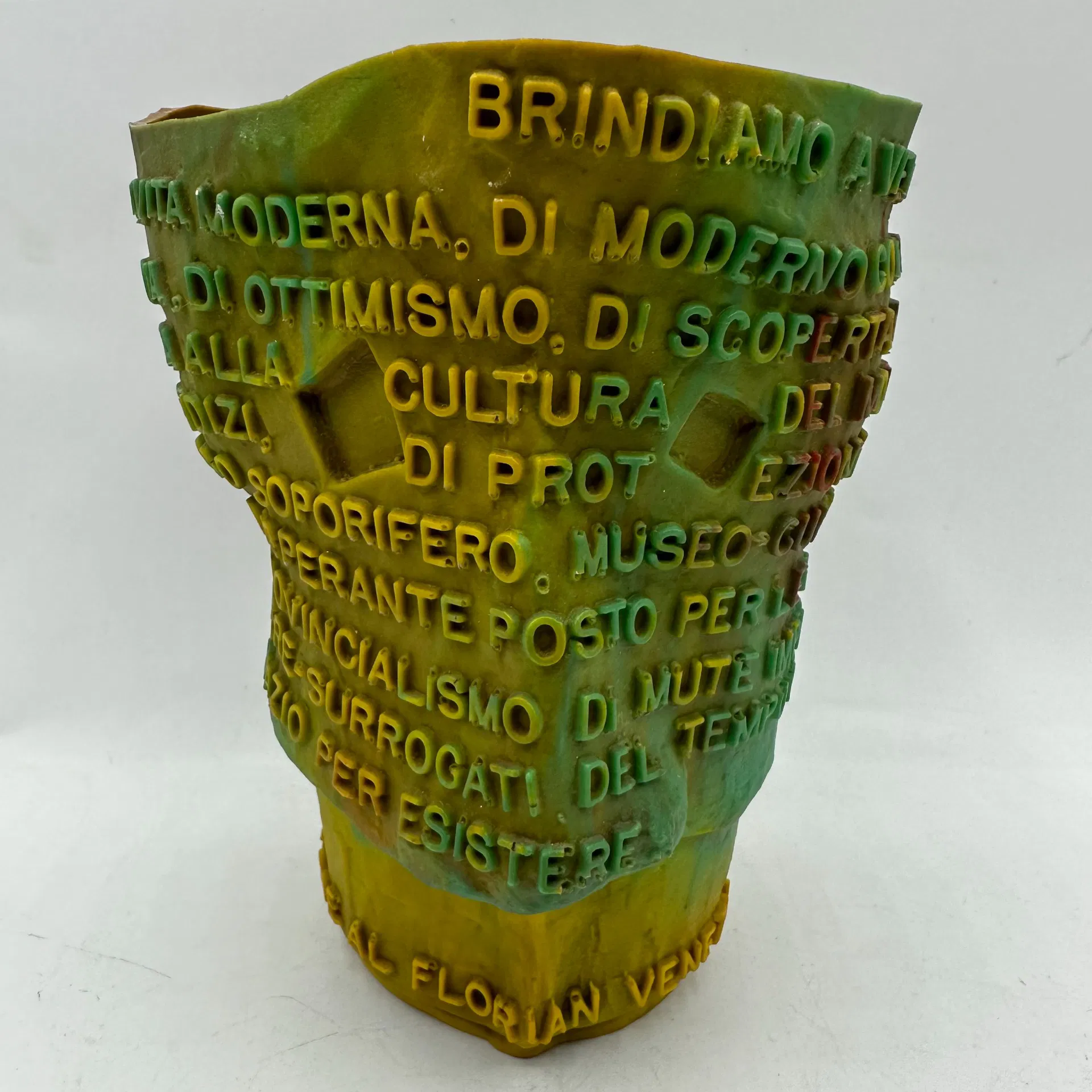 GAETANO PESCE VASO GOTO 1995 BIENNALE VENEZIA