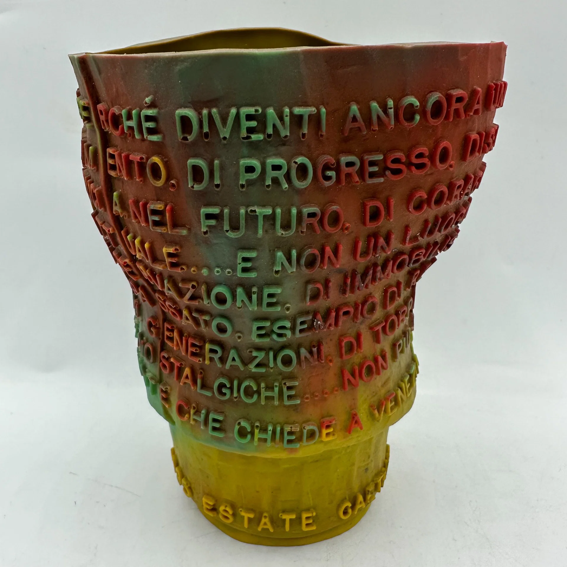 GAETANO PESCE VASO GOTO 1995 BIENNALE VENEZIA - immagine 3