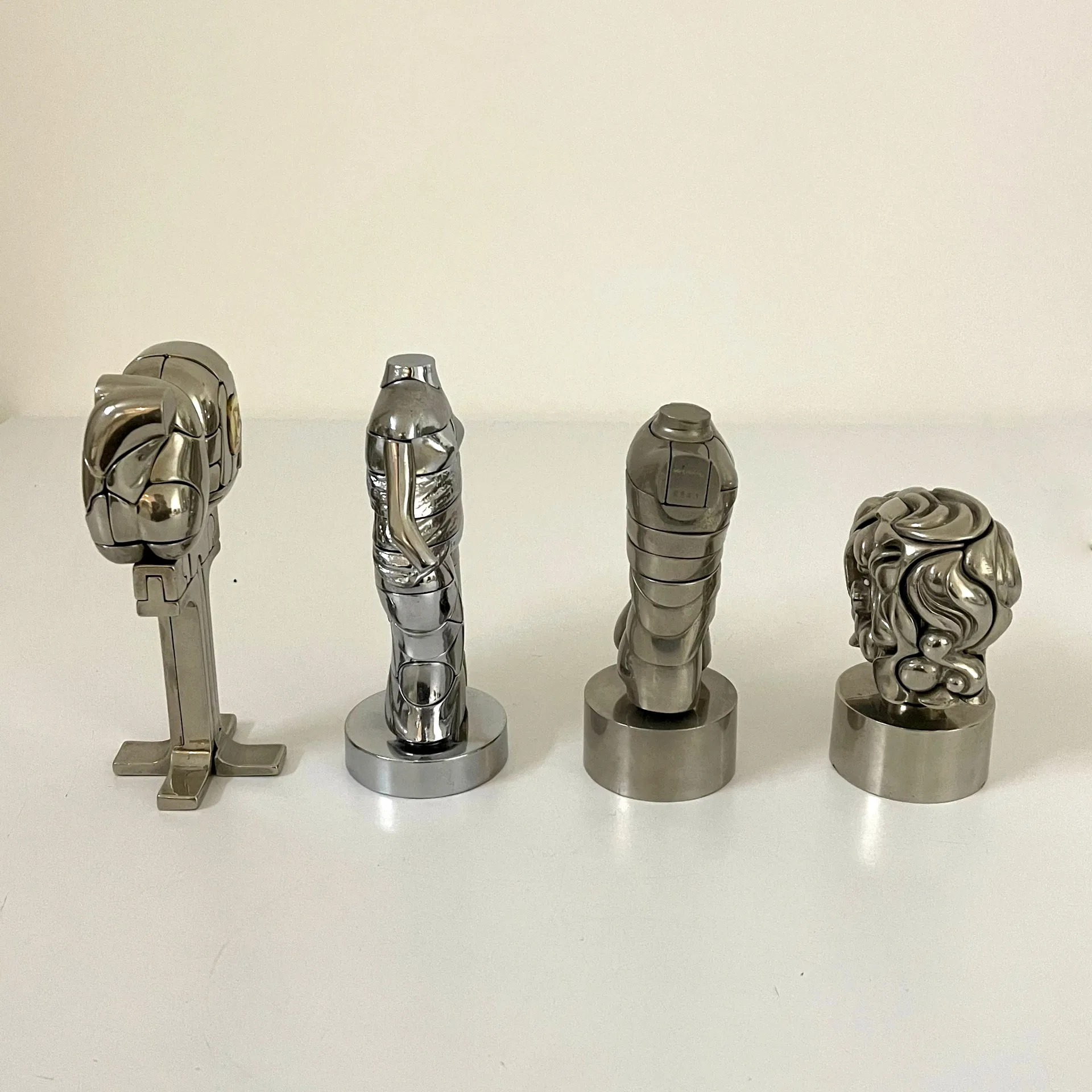MIGUEL BERROCAL , Serie Micro - Multiples, sculture metallo cromato - immagine 5