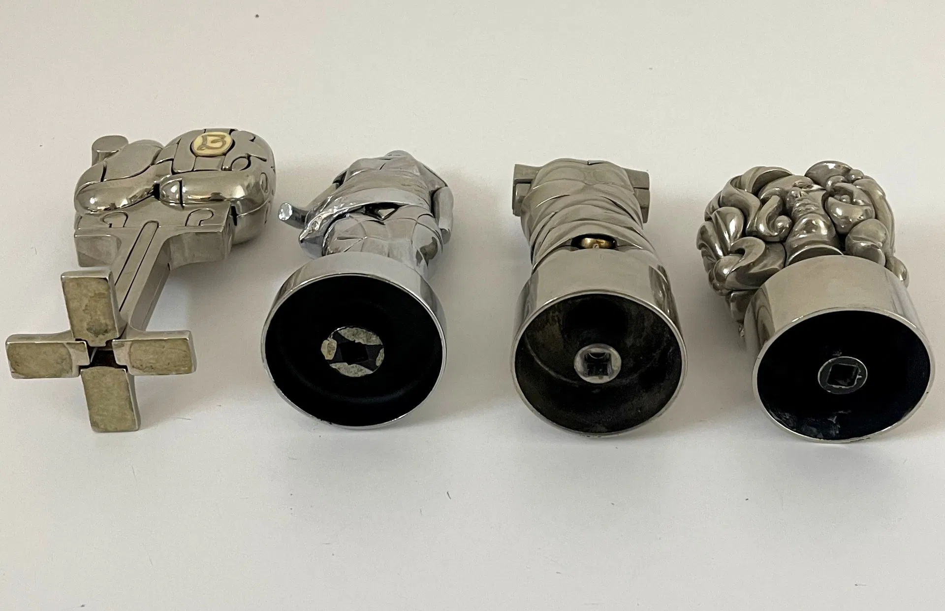 MIGUEL BERROCAL , Serie Micro - Multiples, sculture metallo cromato - immagine 6