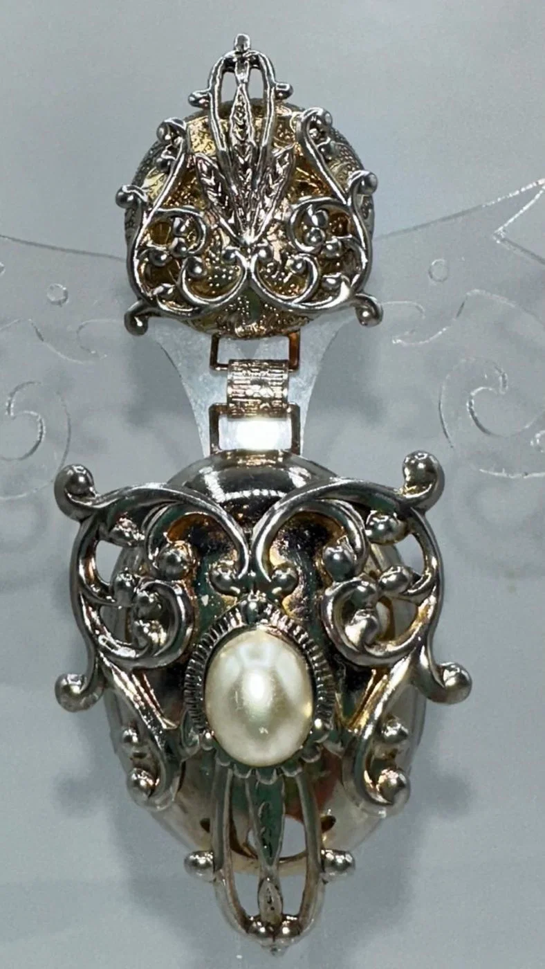 Orecchini pendenti in metallo a clips - immagine 7