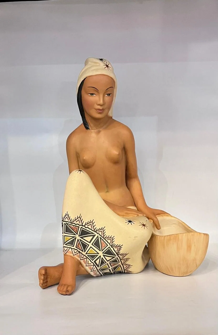 "Pekuela" n. 103, scultura in ceramica policroma - Bio Torino